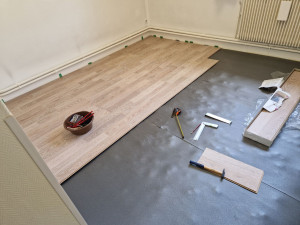 Photo de galerie - Pose de parquet - Revêtement de sol