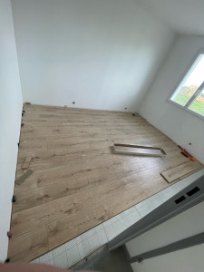 Photo de galerie - Pose de parquet - Revêtement de sol