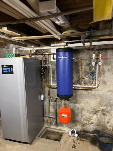 Photo de galerie - Pose de pompe à chaleur 