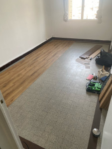 Photo de galerie - Pose de parquet - Revêtement de sol