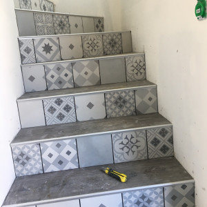 Photo de galerie - Escalier carreler 