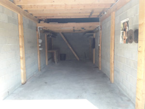 Photo de galerie - Fabrication mezzanine (demontable , sans scellerments ) dans mon ancien garage 