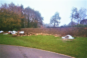 Photo de galerie - Mur en pierre ( 88m) de long