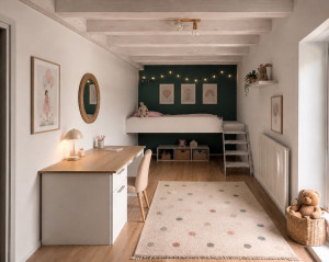 Photo de galerie - Optimisation d’espace chambre fille