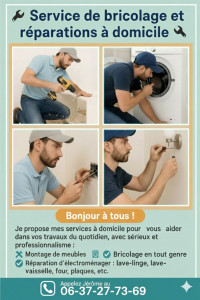 Photo de galerie - Petit bricolage et intervention chez le particulier 