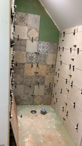 Photo de galerie - Pose de carrelage 