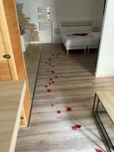 Photo de galerie - Préparation de Airbnb pour demande en mariage 