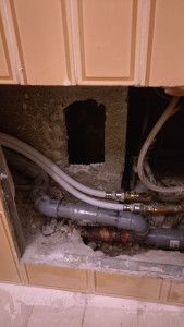 Photo de galerie - Raccordement sur les tubes existant.