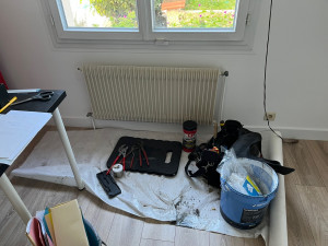 Photo de galerie - Remplacement de tête thermostatique