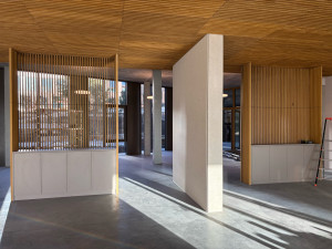 Photo de galerie - Caisson sur mesure raccord plafond 