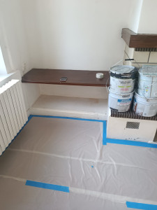 Photo de galerie - Peinture enduit papier peint 