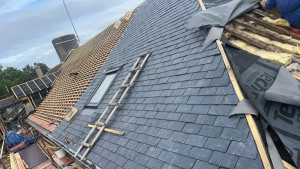 Photo de galerie - Toiture réalisée en ardoise
