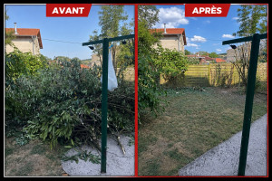 Photo de galerie - Évacuation de déchets verts et nettoyage d’un terrain ?