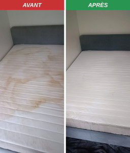 Photo de galerie - Nettoyage de matelas