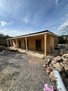 Photo de galerie - Construction maison bois en kit 