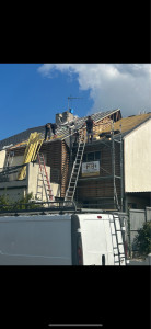 Photo de galerie - Couverture en ardoise naturelle à neuf