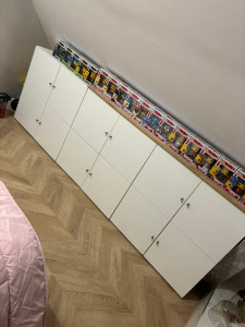 Photo de galerie - Pose du stratifié + montage des meubles de dressing 