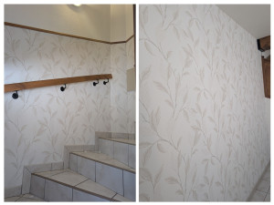 Photo de galerie - Pose papier peint 