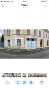 Photo de galerie - Rénovation lasure porte d’entrée, fenêtre et peinture portail et volets 