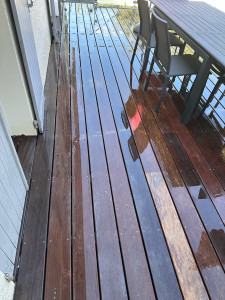 Photo de galerie - Nettoyage terrasse 