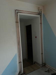 Photo de galerie - Un piquage pour rajouter deux radiateurs dans une extension 