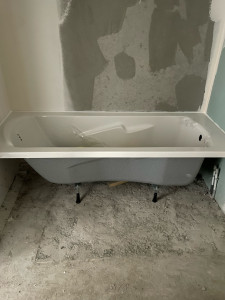 Photo de galerie - Installation d’une baignoire 