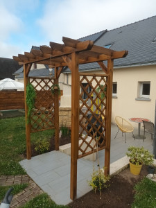 Photo de galerie - Création arche de jardin 
