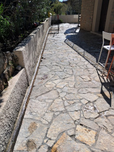 Photo de galerie - Nettoyage d'une terrasse au karcher 