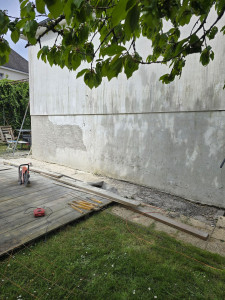 Photo de galerie - Mur avant travaux