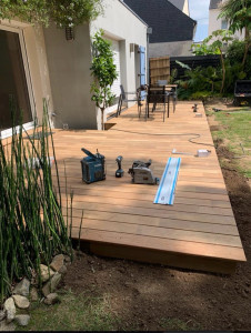 Photo de galerie - Fin de la réalisation de la terrasse