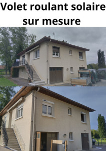 Photo de galerie - Pose de volets roulants solaires sur mesure 