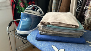 Photo de galerie - Je propose également le repassage de parure de lit : housse de couette + drap housse pour 8€ 