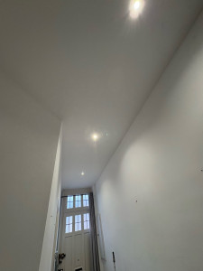 Photo de galerie - Changement de plâtrerie plus remise en peinture après un dégât de eaux 