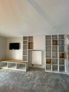 Photo de galerie - Bibliothèque sur mesure 