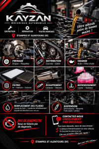 Photo de galerie - KAYZAN Mécanique Automobile : entretien et réparations toutes marques à Étampes et alentours.