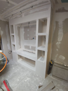 Photo de galerie - Fabrication d'un meuble tv