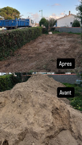 Photo de galerie - évacuation de la terre 