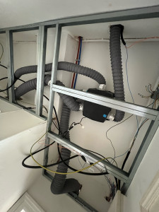 Photo de galerie - Installation d une vmc plus faut plafond avec trappe 