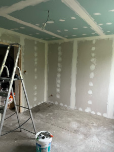 Photo de galerie - Réalisations mur en placo