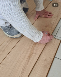 Photo de galerie - Pose de parquet stratifié 