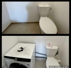 Photo de galerie - Création d’une arrive et évacuation d’eau pour machine à laver