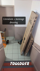 Photo de galerie - Livraison dressing