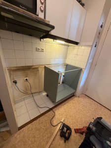 Photo de galerie - Coin cuisine en cours de rénovation