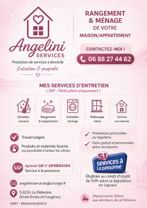 Photo de galerie - Prestation de services à domicile 