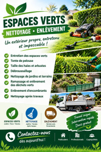 Photo de galerie - Propose service Espace vert 
