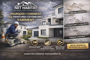 Photo de galerie - Un projet de ravalement peinture de façades ?
Net Habitat à votre disposition !