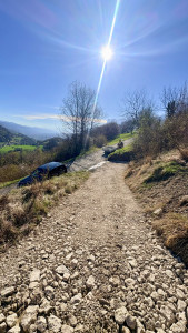 Photo de galerie - Stabilisation d’un chemin d’accès 