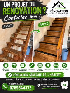 Photo de galerie - Rénovation d escalier 