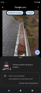 Photo de galerie - Nettoyage de gouttière