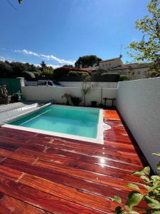Photo de galerie - Terrasse bois en bois exotique ( padouk ) 
